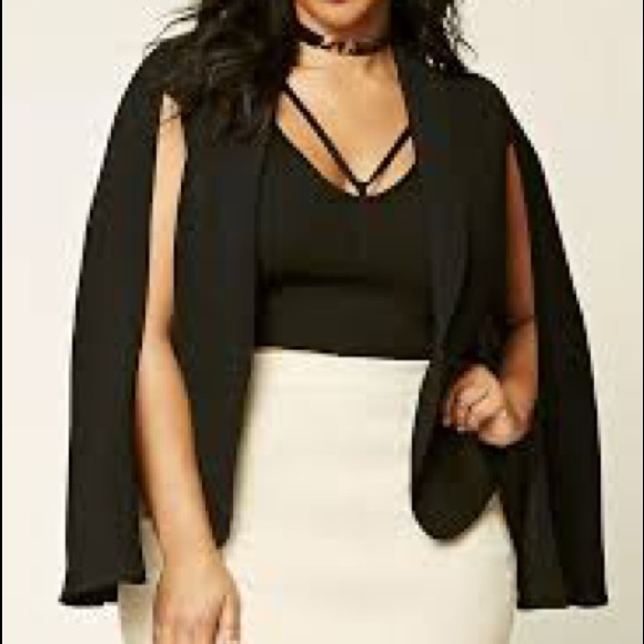 forever 21 cape jacket